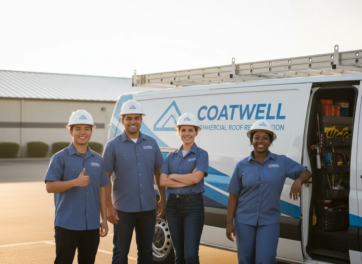 Commercial roof coating company in Willow, OK